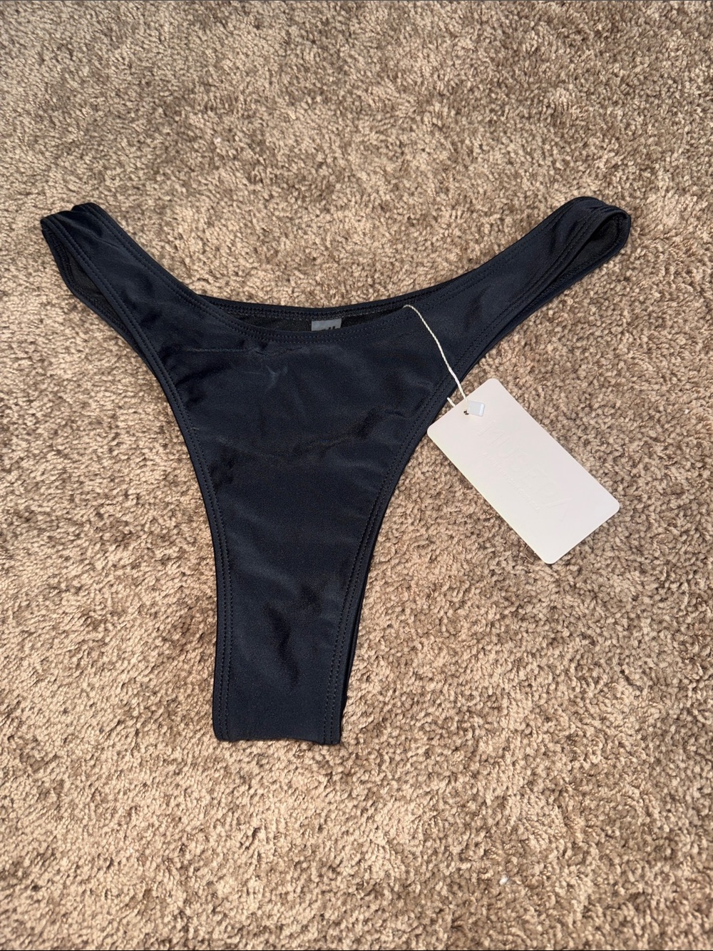 NWT musera black bikini bottoms